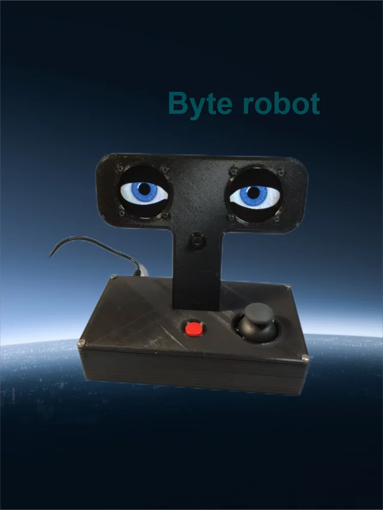 LCD 화면 바이오닉 로봇 눈 ESP32-CAM 카메라 다채로운 눈동자 아두이노 로봇 DIY 키트 ESP32 프로그래밍 가능 로봇 눈