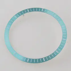 Skeleton Movement Hollow Watch Dial Circle Plate, 28.5mm (6 light blue dial)