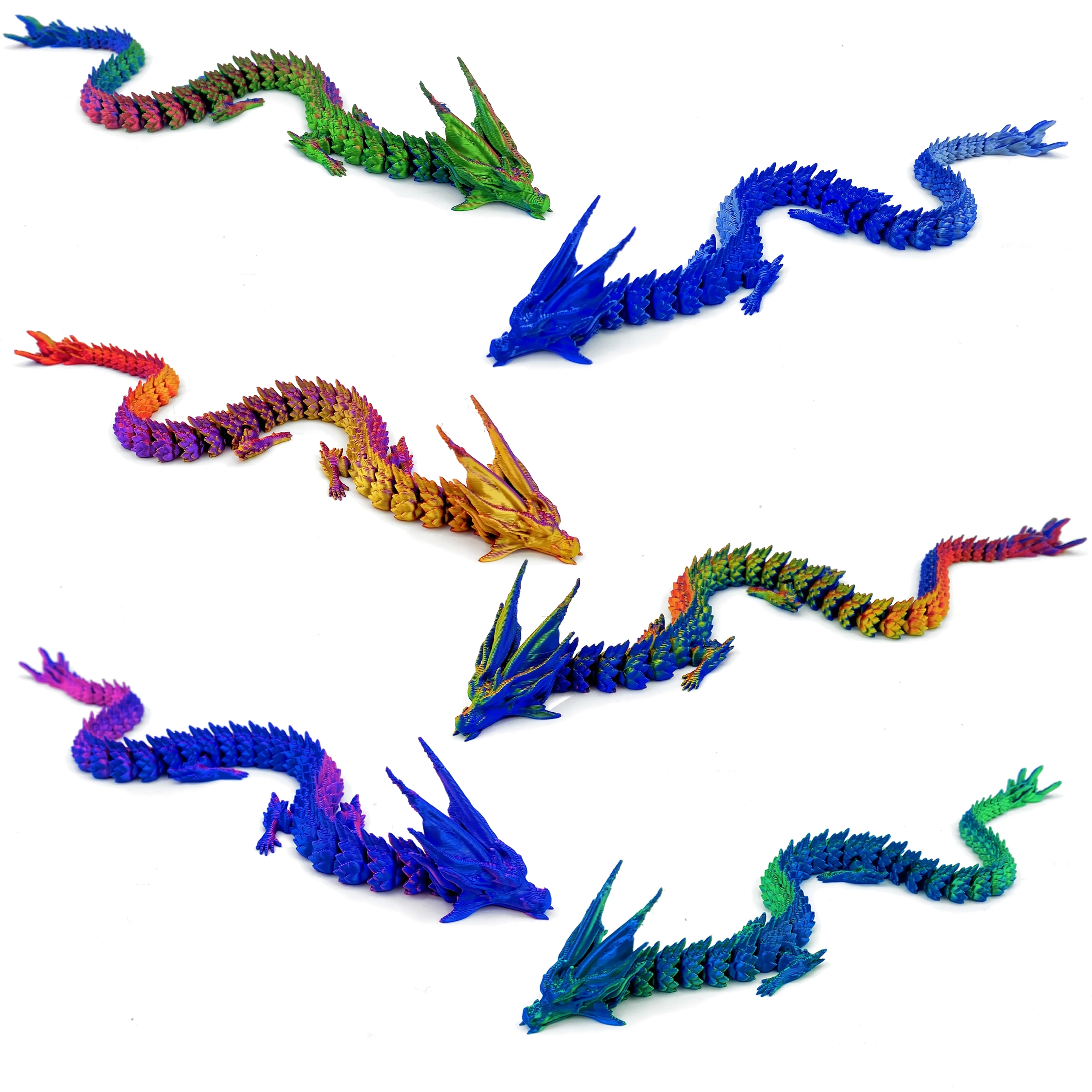 Exquisite Deep-Sea Dragon Figurine - Majestic Dragon-Inspired Home Decor & Unique Christmas Gift