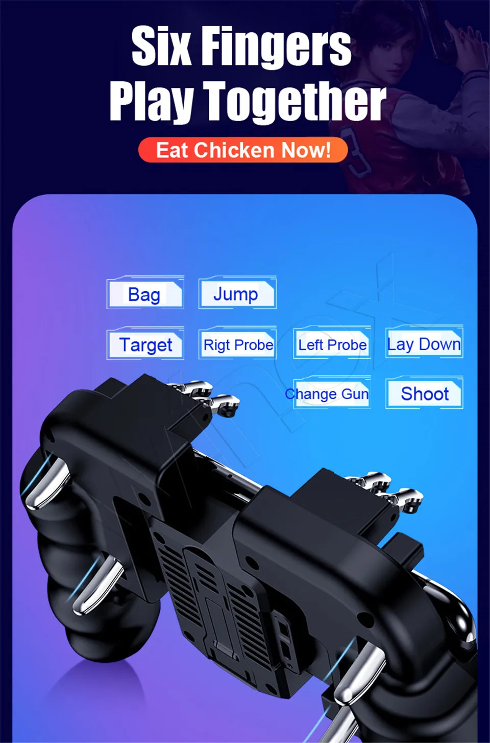 BYSL-H9 PUBG Ʈѷ Ľ ΰ  е ̽ƽ, ȵ̵  L1 R1  Ʈ Ʈ,  ȭ   е