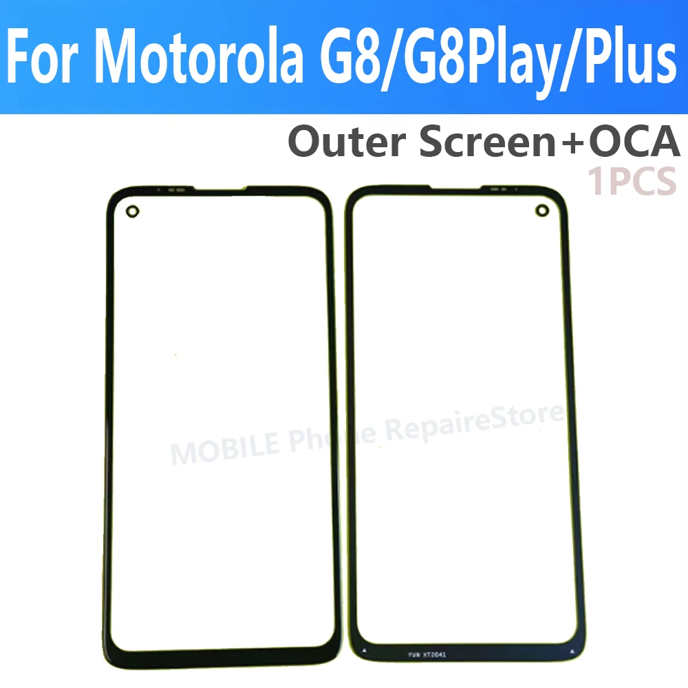 Motorola Moto G10 20 30 100 G51 G53 G54 G71 터치 스크린 전면 외부 유리 패널 렌즈 유리 (OCA Repaire 포함)