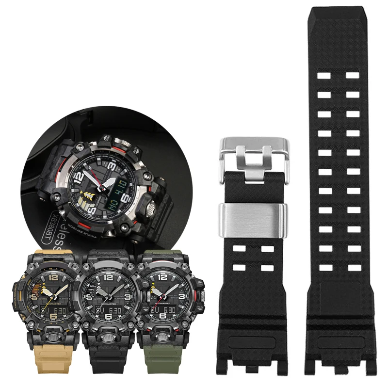 Per Casio G-Shock Cinturino Per Orologio Gwg-2000 Gwg2000 Cinturino Per Cinturino Sportivo In Resina Siliconica Impermeabile Di Seconda Generazione