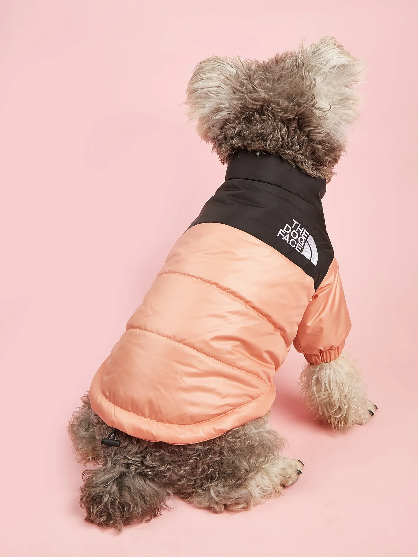 Jaqueta de Frio para Cachorros Acolchoada - The Dog Face - Rosa