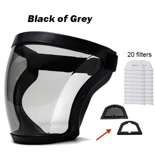 Ultra-Clear Reusable Anti-Fog Full Face Shield