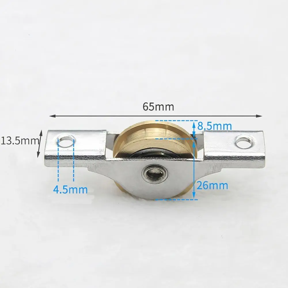 Sliding Door Rollers Sliding Door Bottom Pulley Metal Barn Door Rollers Sliding Track Wheel Windows Accessories Home Hardware