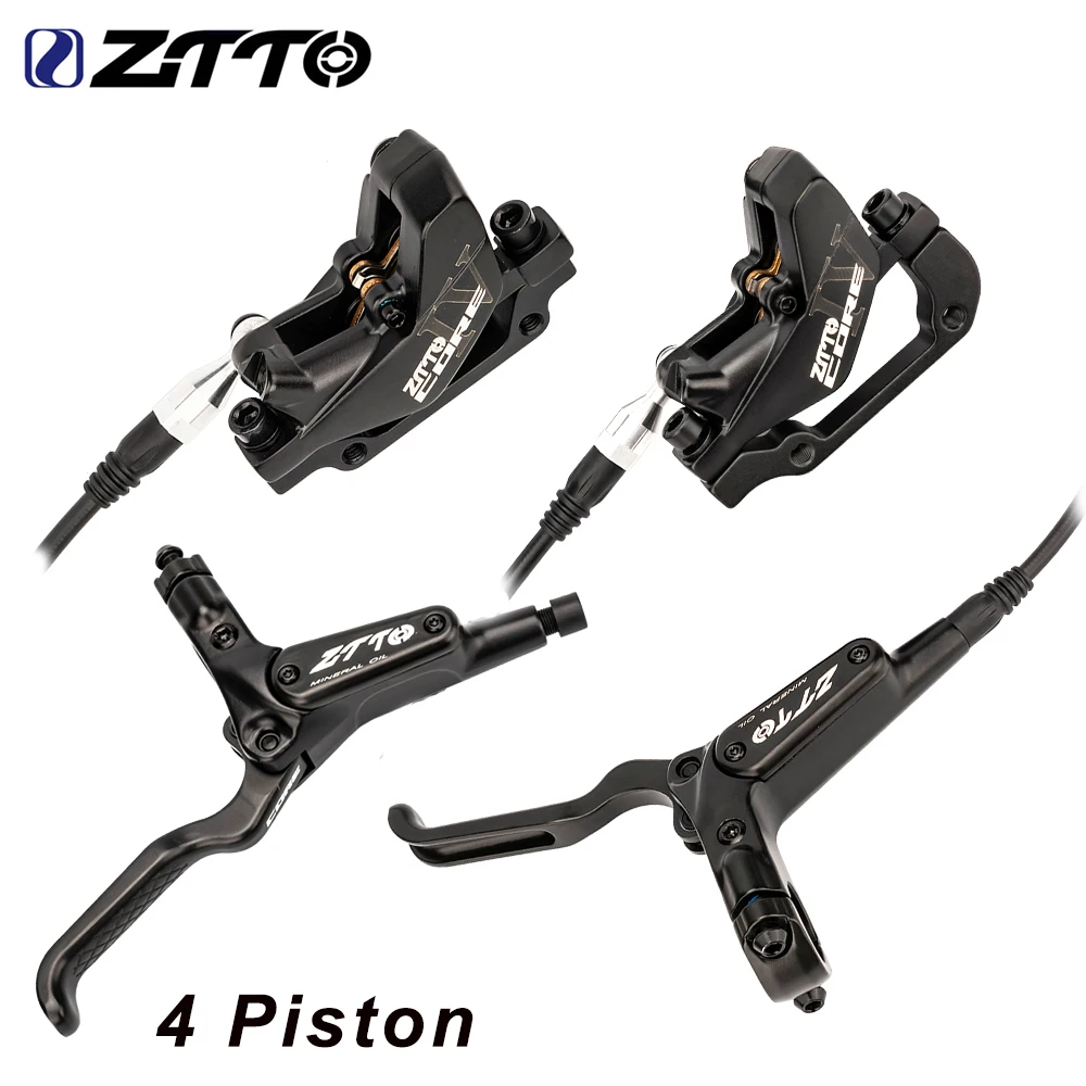 ZTTO MTB 4 Piston Hydraulic Disc Brake CNC E Bike Power Off Brakes