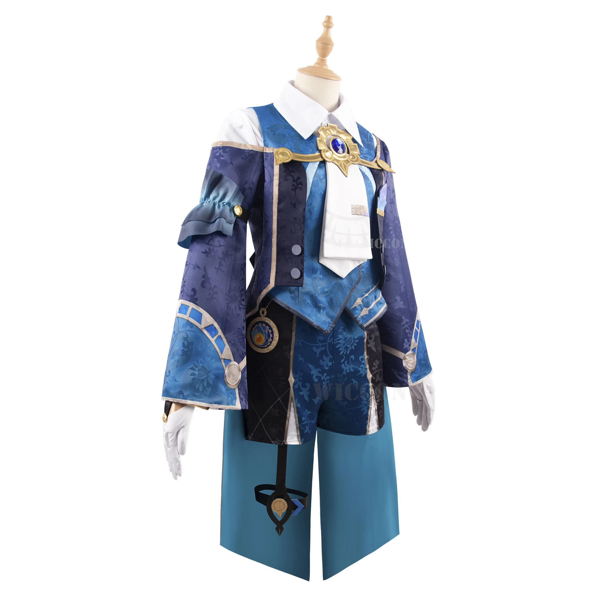 New Game Honkai: Star Rail Misha Cosplay Costume Women Girls Shota Comic-con Party Suit Misha Suit Wig Role Play Clothing 25