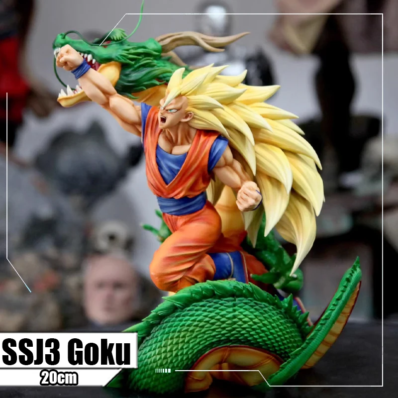 

В наличии Dragon Ball Z Сон Гоку SSJ3 Дракон кулак взрыв супер сайян 3 ГОКу ПВХ экшн-фигурки коллекционные модели игрушки подарки