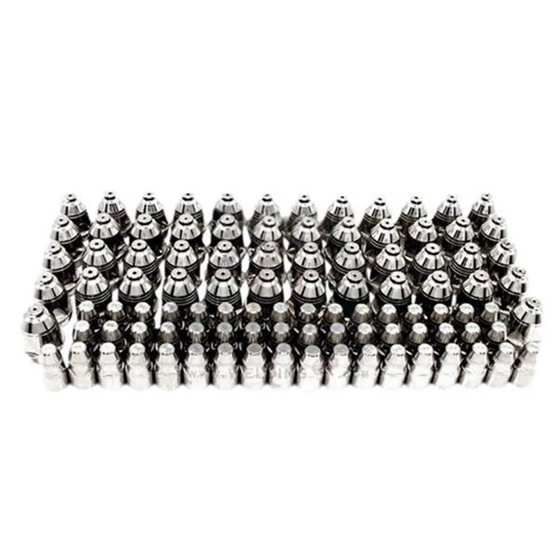 

100 шт. P80 для плазменной резки, быстрое Расходное устройство для резки с ЧПУ, 60 А, 80 А, а, P80, сопло для плазменной резьбы