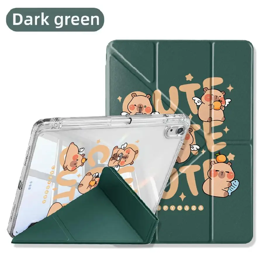 Adorable Capybara Cartoon Tablet Case Cover - Universal Fit