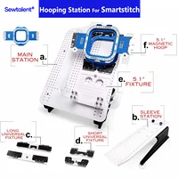 Smartstitch S1001/S1201/S1501 2-Head & 4-Head Embroidery Machine with Sewtalent Magnetic Mighty Hoop Master Hooping Station Kit