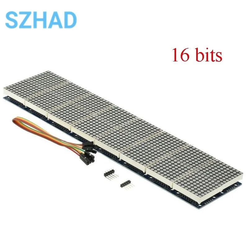 2 Pezzi Modulo LED Matrice 8x8 Quattro In Uno - Display Per Arduino E Microcontrollori Con Cavo