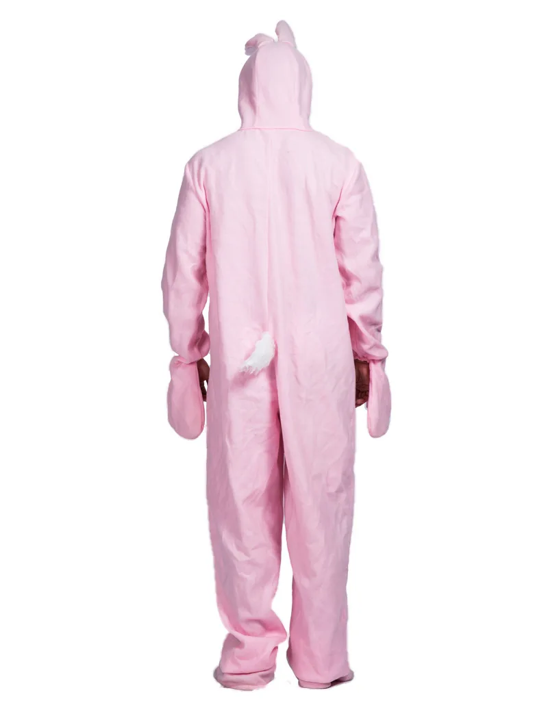 Animal Adult 3D Kigurumi Rabbit Flannel Family Party Cartoon Rabbit Pajamas Cos Costumes Sleepwear Unisex Style