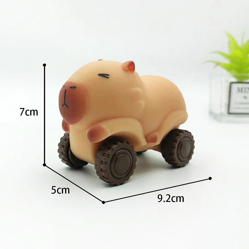 Capybara Fidget Toy Squeeze Toy With Wheels Creative Portable Cozy Funny Pinch For Kids Adults plush toys fidget toys stress relief toys mochi squishy toy educational toy