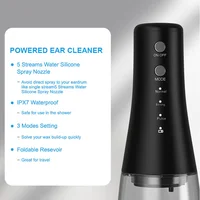 Portable Electric Ear Wash With 3-Speed Earwax Ceaning And 8 Rinse Heads IPX7 Rechargeable Ear Wash With 350mL Water Tank 2