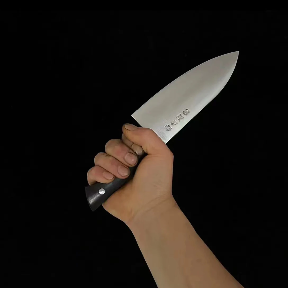 Chef knife Cleaver Knife 3 Layer BG42 Aviation Special Steel Blade Chefs Slicing Handmade Forged Longquan Kitchen Knives Meat Poultry Tools