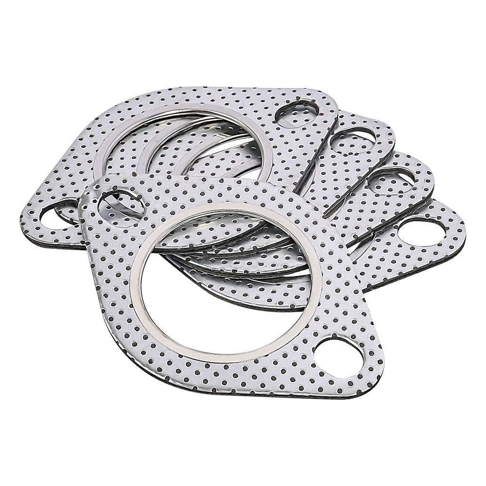 Guarnizioni Flangia Di Scarico Auto - 5 Pezzi, Diametro 2.75 Pollici (70mm), In Alluminio