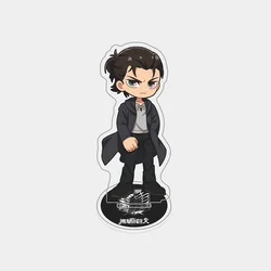 Attack on Titan Acrylic Stand Figure & Collectible Keychain Set - Premium Desktop Anime Decoration - 10 cm (1)