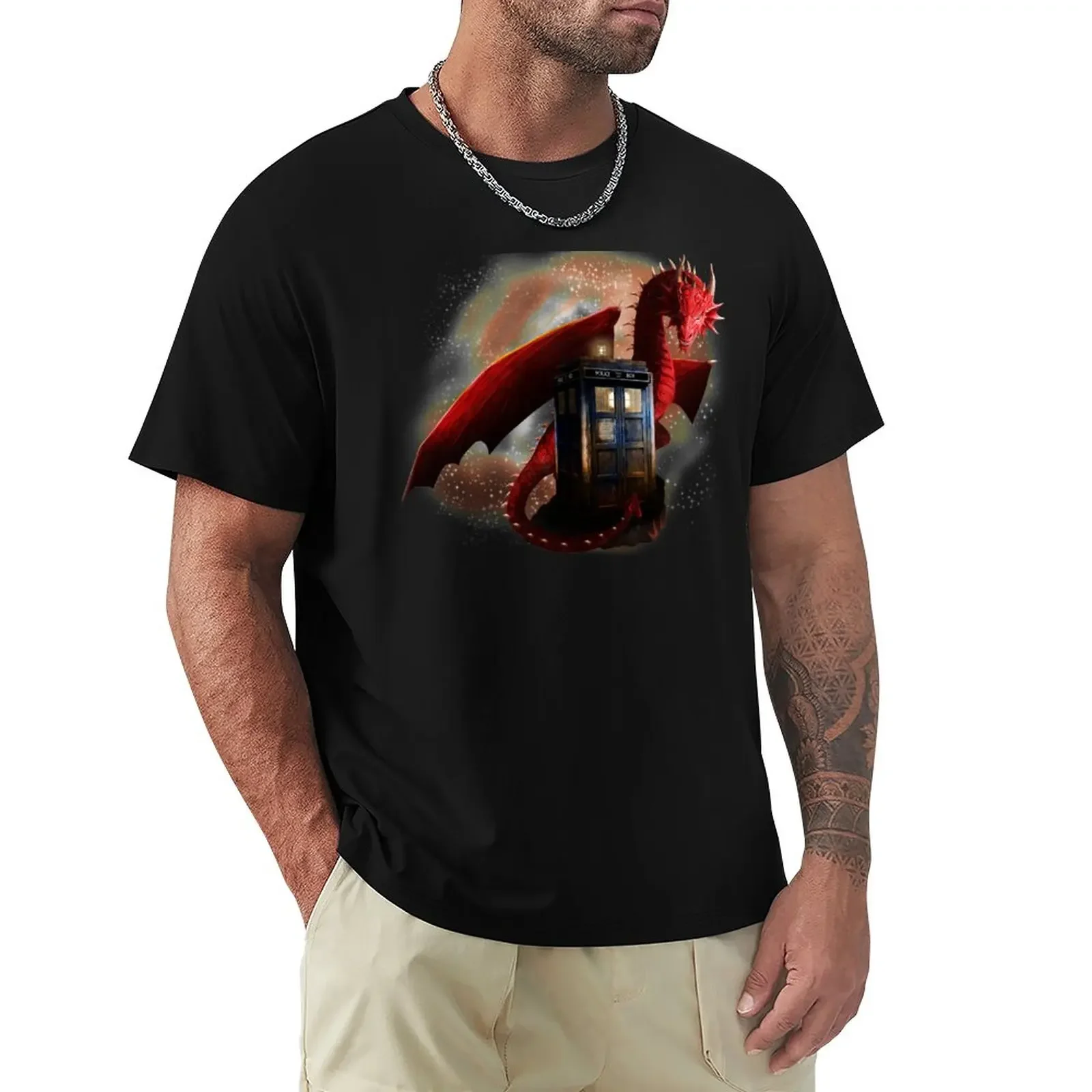 

Blue Phone Booth at Dragon Nest T-Shirt cute tops summer top custom t shirt graphics t shirt tshirts for men