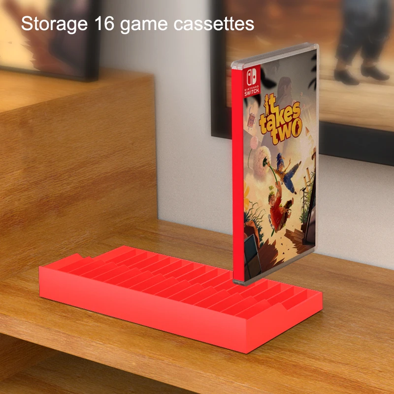 Game card holder game card box holder For Nintendo switch oled Cassette storage rack Desktop card box holder Game disc storage bracket stand NS switch accessories
