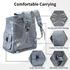 Pet Bags Breathable and Cool Cat Travel Backpack with Two Side Pockets Dog Carrier Large Suitable for Hiking Traveling Camping 6