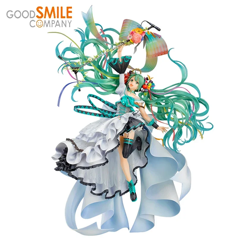 

Stock Original Genuine GSC GoodSmile Hatsune Miku Memorial Dress Ver VOCALOID 1/7 Anime Portrait Model Toy Collection Doll Gift