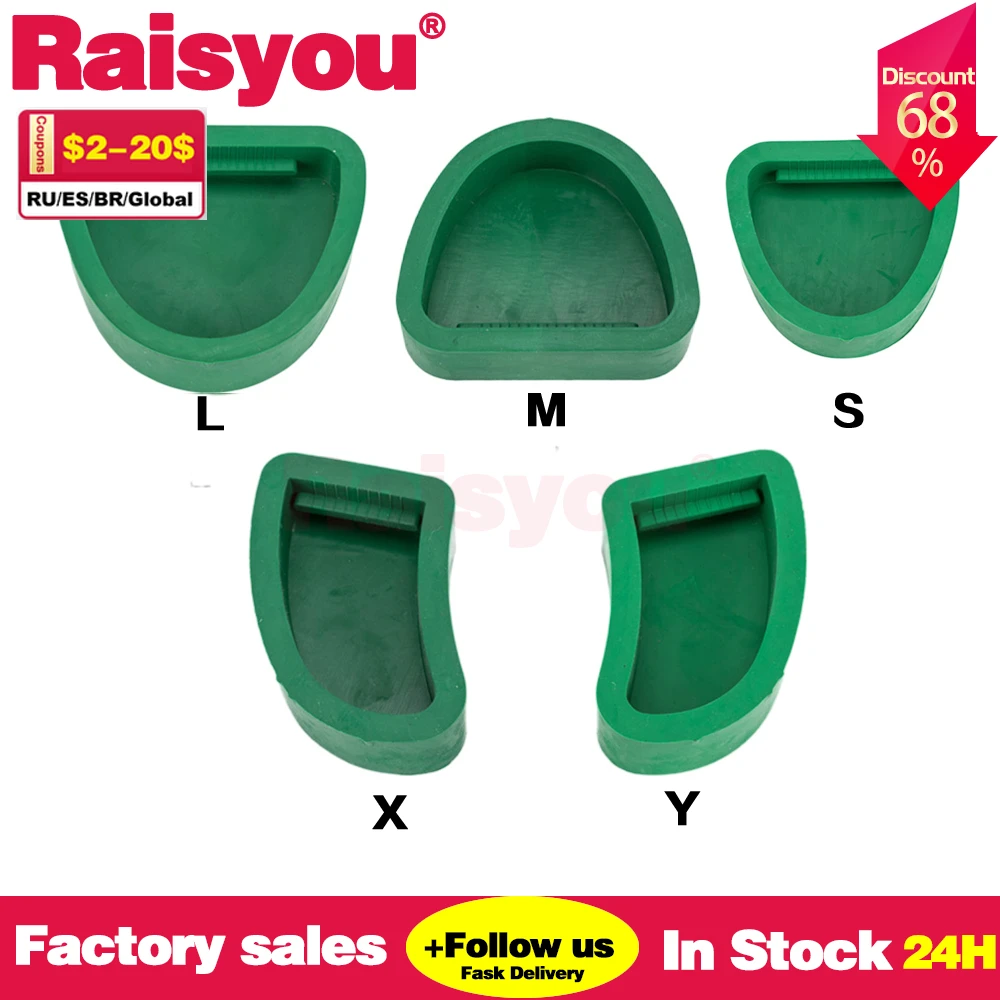 

1 Piece Dental Plaster Model Rubber Base Molds Dental lab materials Dentist Tools Gypsum Carving Dentist Equipment