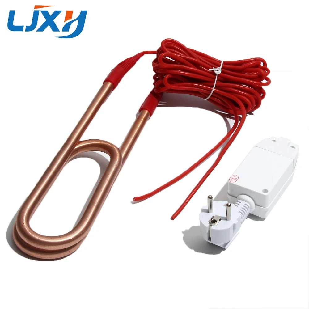 Ljxh Industrial Elemento de Aquecimento Elétrico de Alta Potência Cobre Aço Inoxidável Tanque de Água Piscina Aquecedor 3kw Wiith sem Plugue da ue
