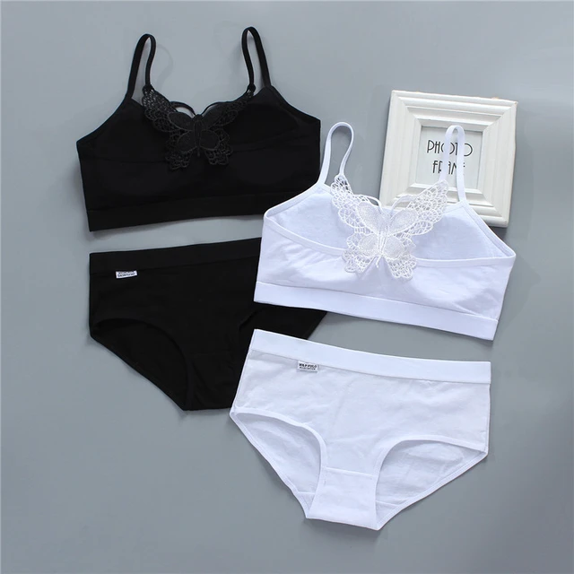 Girls Training Bra Panty Sets, Training Bras Crop Tops