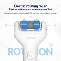 Showsee Electric Foot File Pedicure Dead Skin Remover B1-W Skin Care Callus Remover 600mAh Electric Feet File Grinder 2