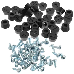 60 Pcs Furniture Feet Pads Increased Furniture Heightening Pads Nail Nail-on Slides Rubber Table Feet
