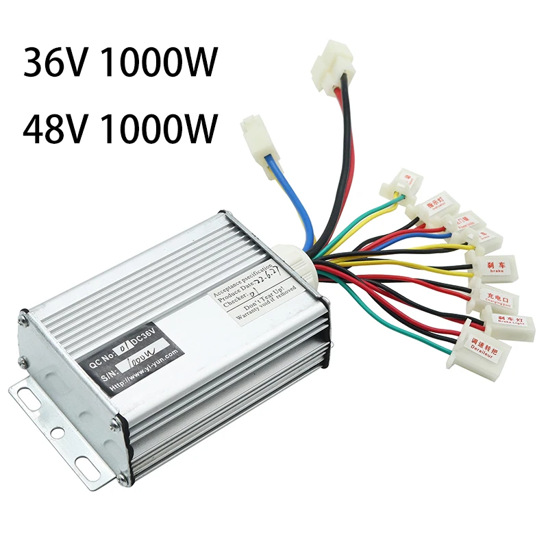 36V48V1000W30ADCBrushMotorControllerElectricBikeController