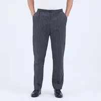 Unisex Chef Uniform Hotel Restaurant Cook Pants BBQ Catering Elastic Trousers Quality Zebra Pants Kitchen Cooker Work Pants 2
