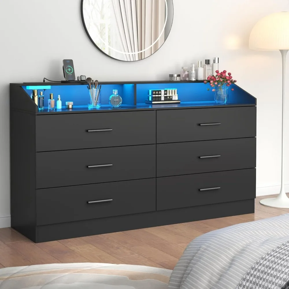 6-Drawer Modern Dresser 6