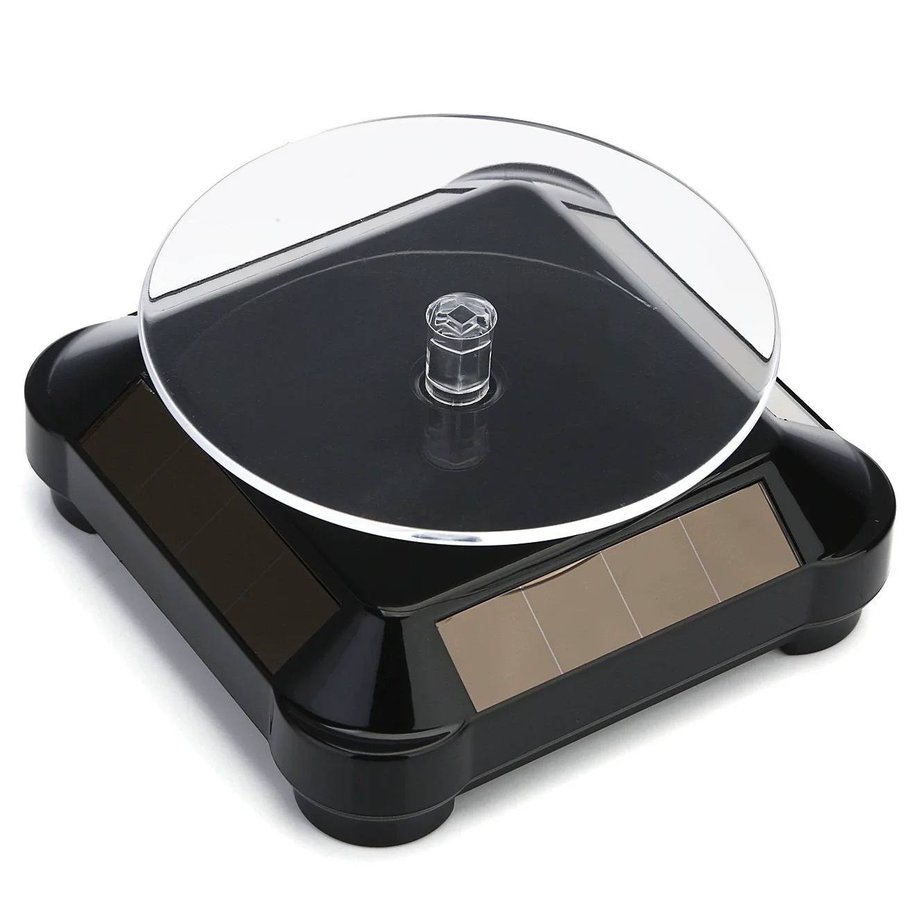 Rotating Mini Solar Display Stand for Jewelry and Accessories