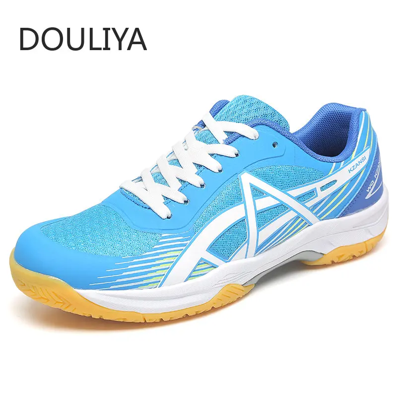 DOULIYA Badminton Shoes Men Breathable Volleyball Sneakers Tennis Shoes Women Sneakers Anti-Slippery Sports Footwear