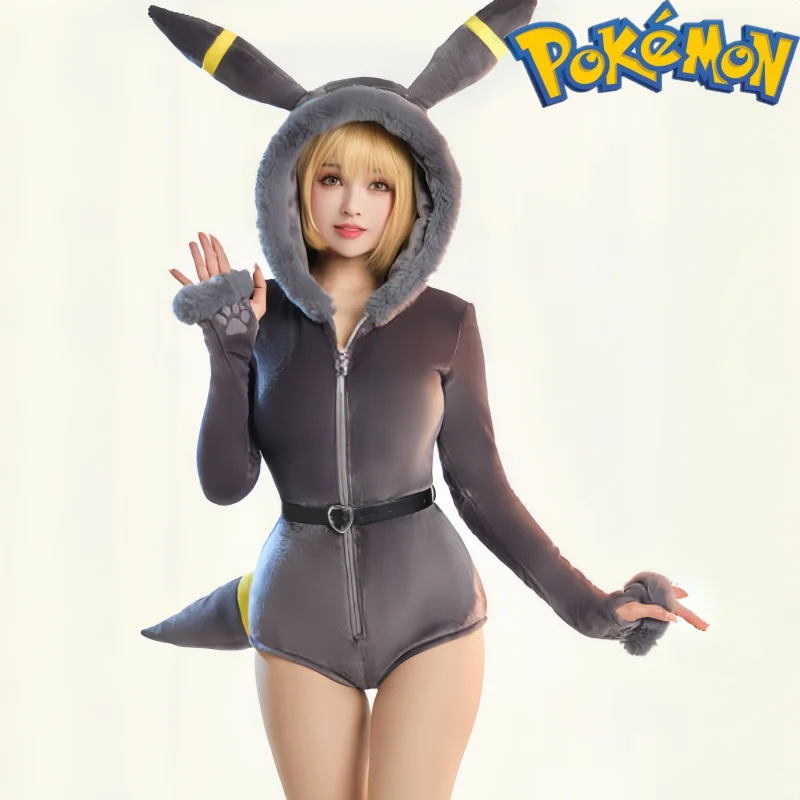 New Sexy Hot Girl Cospaly Peluche Vestiti Del Fumetto Kawaii Anime Pokemon Water Eevee Pantaloni Di Un Pezzo Peluche Housewear Cos Dress Gift