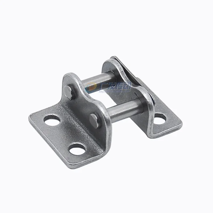 1pcs Double-side Double-hole Bent Plate Full Buckle Chain Buckle 08B/10A/12A/16A Industrial Chain Join