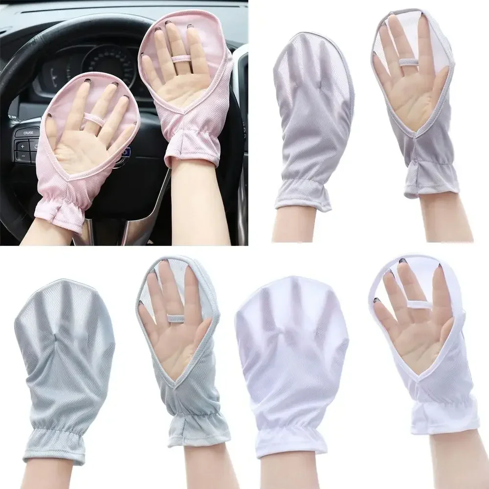 Description Picture 6 of itemSummer Protection Driving Gloves Large Size Ice Sleeve Gloves UV Protection Loose Breathable Arm Guard Outdoor Oversleeves