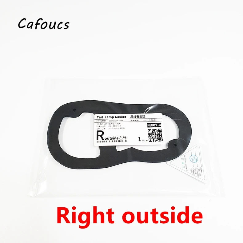 Cafoucs Outer Rear Bumper Headlight Tail Light Lamp Sealing Seals For MAZDA 6 gg 2003-2008