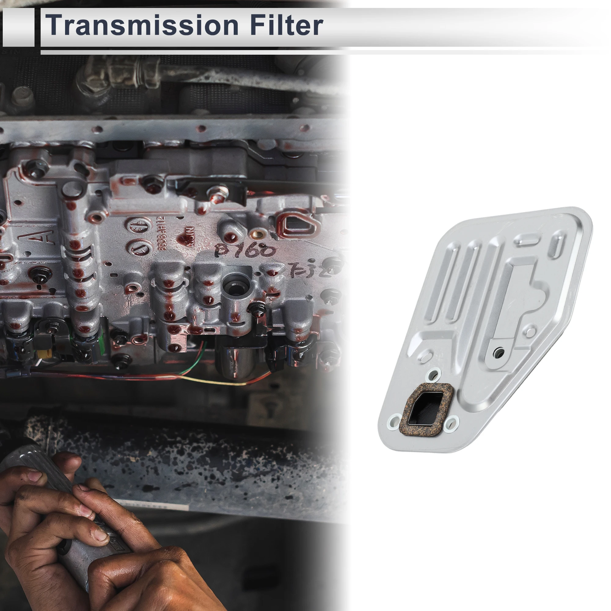 UXCELL Engine Transmission Filter for Mitsubishi Galant 1992-1998 Durable Automatic Transmission Oil Filter No.MD737840
