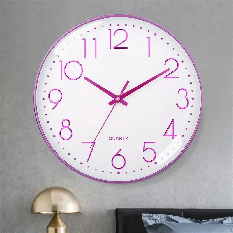 Luminous Wall Clock Large Dial Wall Hanging Clock Travel Time Accuracy for School Decoration Bedroom wall clock
