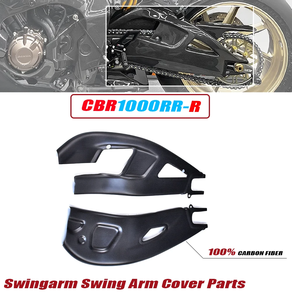 

Для Honda CBR1000RR-R 2021 2022 2023 100% настоящие Углеродные волокна wingarm, крышка поворотного рычага, детали, обтекатели, модификация мотоцикла
