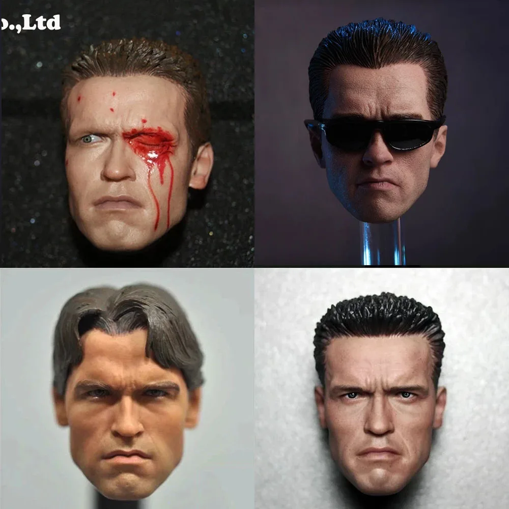 

Масштаб 1/6, Schwarzenegger T800, битва, поврежденная голова, лепка, модель Terminator, Yong, Арнольд для 12-дюймовой мужской фигурки, тело