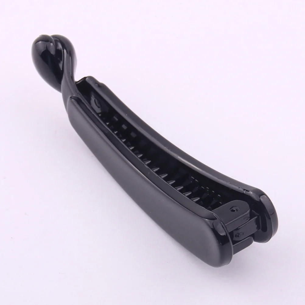 

6 Pcs Paint Miss Hair Barrettes Curly Accessories for Women Plastic Banana Clips Fine