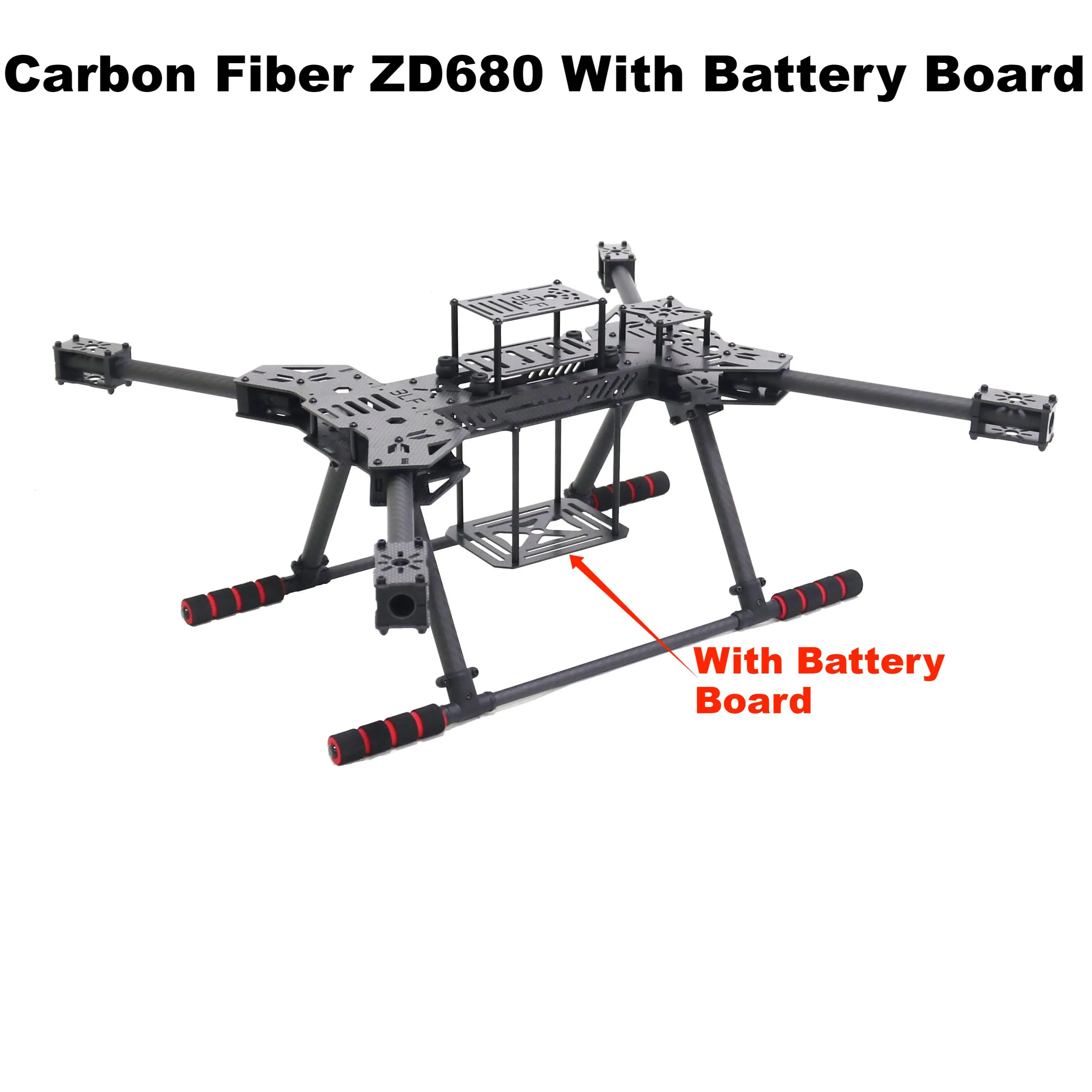รูปสินค้า ชุดโครงเครื่องบิน FPV คาร์บอนไฟเบอร์ แขนพับได้ ZD680