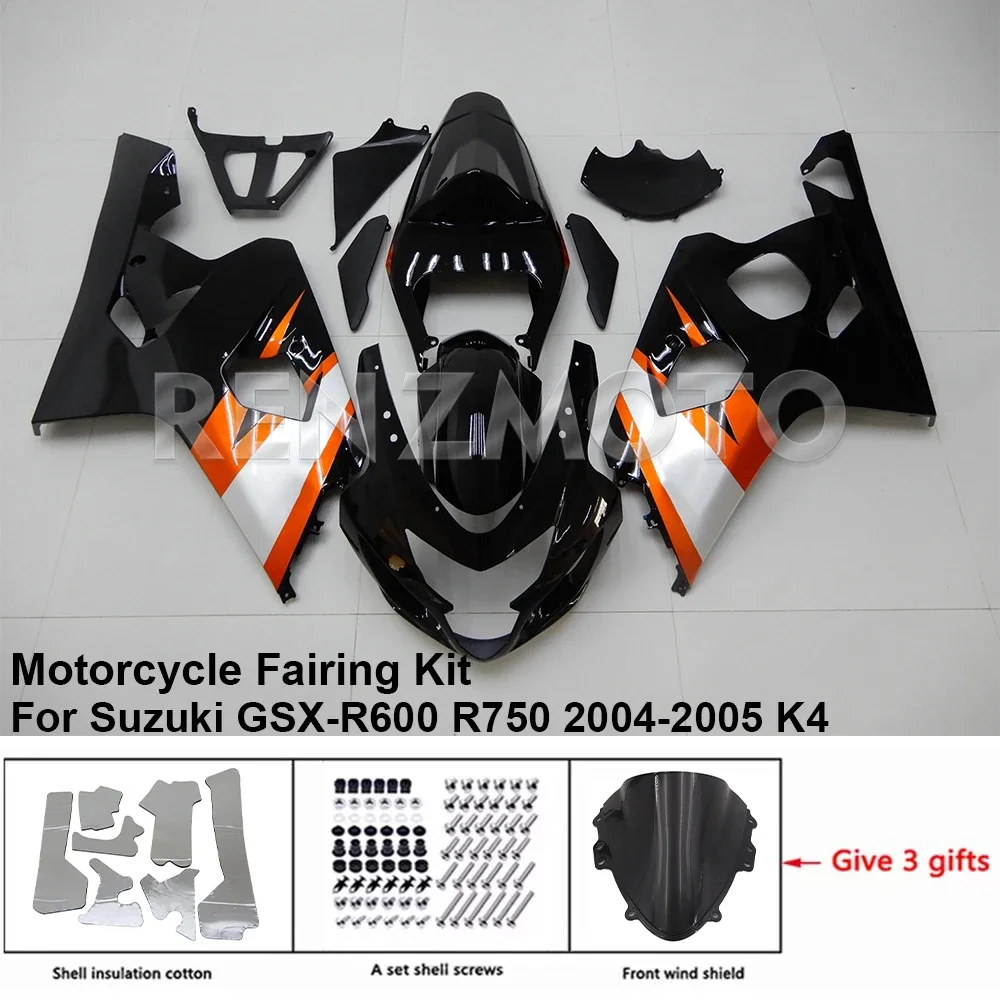 

For SUZUKI GSXR 600 750 04-05 K4 K5 Fairing R/Z S4GA10 Motorcycle Set Body Kit decoration Plastic Guard Plate Accessories Shell