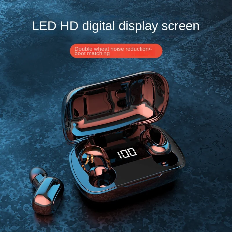 

New Bluetooth Earphones XT7 Digital Display Stereo Bluetooth Headphones Wireless In-Ear Headphones TWS Water Proof Sports Earbud