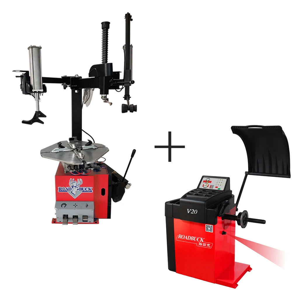 

Tire Service Shop semi-automatic price of tyre demount machine and wheel balancer combo Mounting Machine