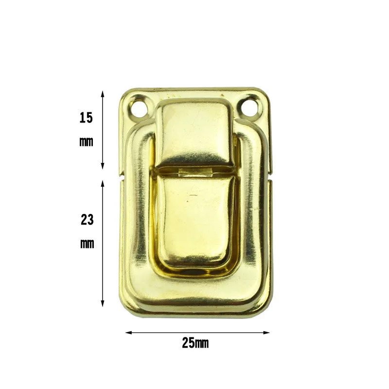 Antique Bronze Box Hasps Iron Lock Catch Latches 10Pcs for Jewelry Chest Box Suitcase Buckle Clip Clasp 25*37mm jewelry box hasps decorative latches furniture hardware